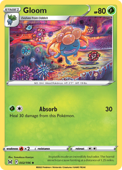 Gloom - Lost Origin - #2 - Pokemon TCG card