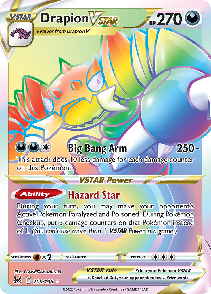 Drapion VSTAR - Lost Origin - #200 - Pokemon TCG card