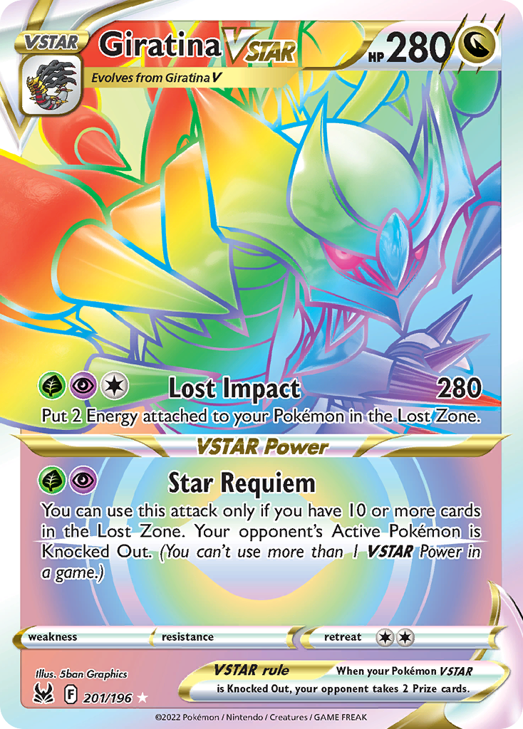 Giratina VSTAR - Lost Origin - #201 - Pokemon TCG card