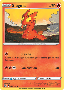 Slugma - Lost Origin - #21 - Pokemon TCG card