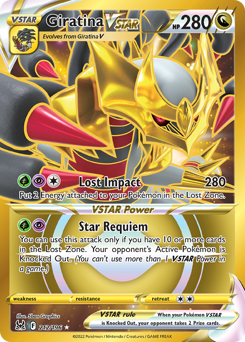 Giratina VSTAR #212 Giratina VSTAR - Lost Origin - #212 - Pokemon TCG card