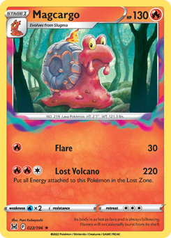 Magcargo #22 Magcargo - Lost Origin - #22 - Pokemon TCG card