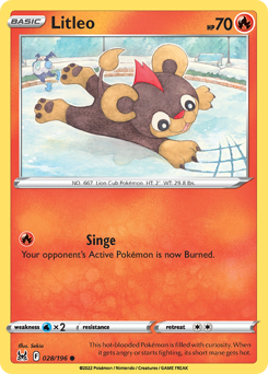 Litleo #28 Litleo - Lost Origin - #28 - Pokemon TCG card