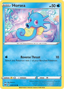 Horsea - Lost Origin - #35 - Pokemon TCG card