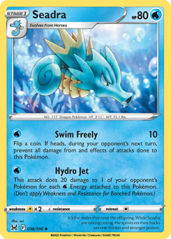 Seadra #36 Seadra - Lost Origin - #36 - Pokemon TCG card