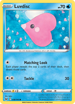 Luvdisc - Lost Origin - #38 - Pokemon TCG card