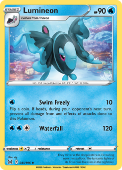 Lumineon #41 Lumineon - Lost Origin - #41 - Pokemon TCG card