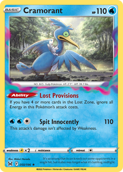Cramorant - Lost Origin - #50 - Pokemon TCG card
