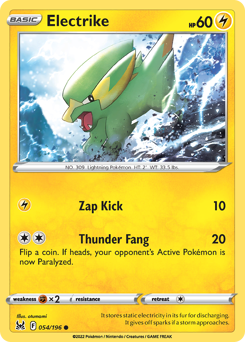 Electrike - Lost Origin - #54 - Pokemon TCG card