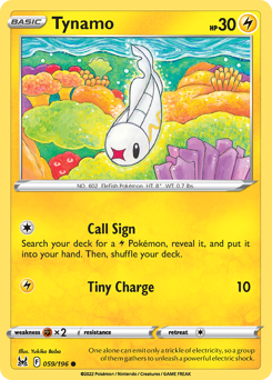Tynamo #59 Tynamo - Lost Origin - #59 - Pokemon TCG card