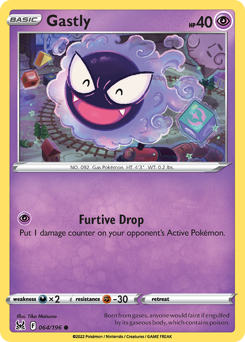 Gastly - Lost Origin - #64 - Pokemon TCG card