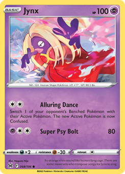 Jynx #68 Jynx - Lost Origin - #68 - Pokemon TCG card