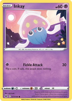 Inkay #77 Inkay - Lost Origin - #77 - Pokemon TCG card