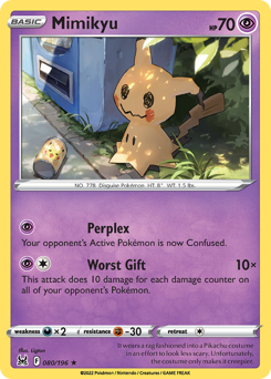 Mimikyu #80 Mimikyu - Lost Origin - #80 - Pokemon TCG card