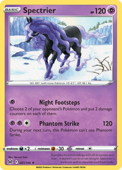 Spectrier - Lost Origin - #81 - Pokemon TCG card