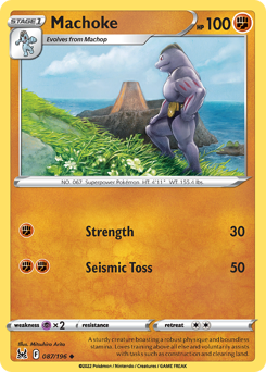 Machoke - Lost Origin - #87 - Pokemon TCG card