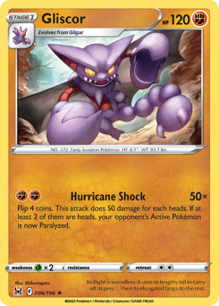 Gliscor - Lost Origin - #96 - Pokemon TCG card