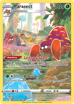 Parasect - Lost Origin Trainer Gallery - #TG01 - Pokemon TCG card