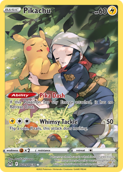 Pikachu #TG05 Pikachu - Lost Origin Trainer Gallery - #TG05 - Pokemon TCG card