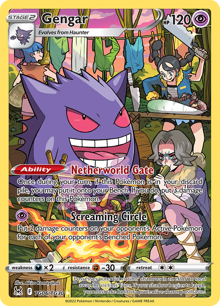 Gengar - Lost Origin Trainer Gallery - #TG06 - Pokemon TCG card