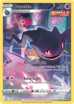 Banette #TG07 Banette - Lost Origin Trainer Gallery - #TG07 - Pokemon TCG card