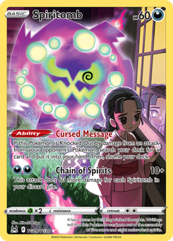 Spiritomb - Lost Origin Trainer Gallery - #TG09 - Pokemon TCG card