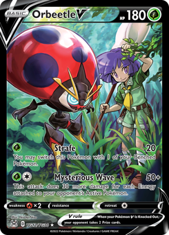 Orbeetle V #TG12 Orbeetle V - Lost Origin Trainer Gallery - #TG12 - Pokemon TCG card