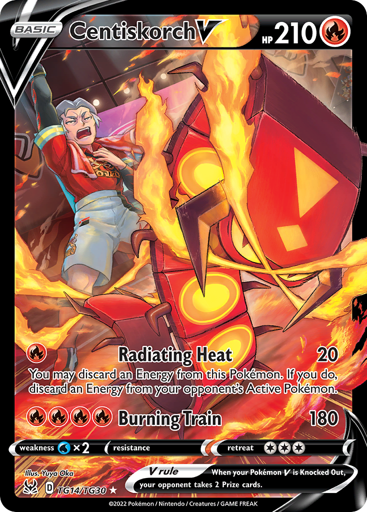 Centiskorch V - Lost Origin Trainer Gallery - #TG14 - Pokemon TCG card