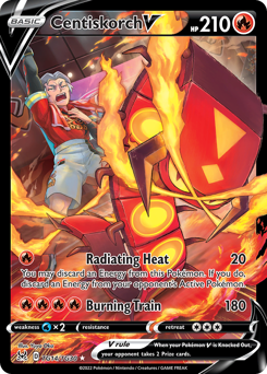 Centiskorch V - Lost Origin Trainer Gallery - #TG14 - Pokemon TCG card
