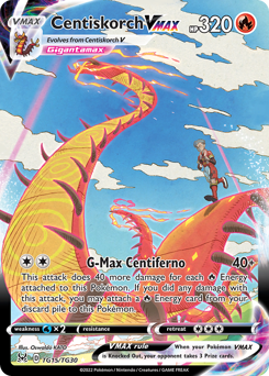 Centiskorch VMAX #TG15 Centiskorch VMAX - Lost Origin Trainer Gallery - #TG15 - Pokemon TCG card