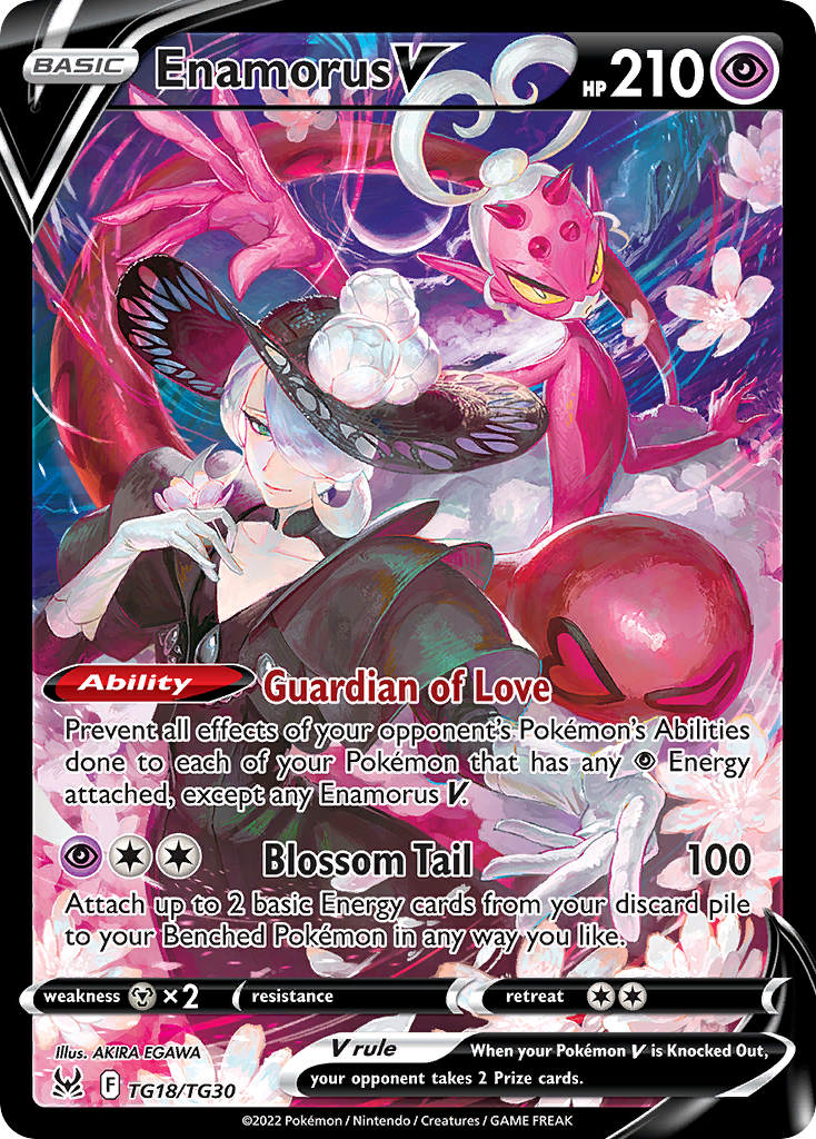 Enamorus V - Lost Origin Trainer Gallery - #TG18 - Pokemon TCG card