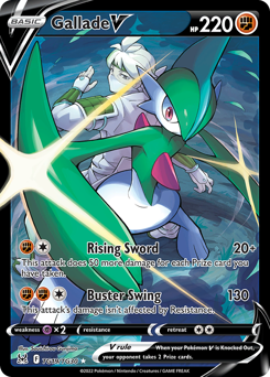 Gallade V #TG19 Gallade V - Lost Origin Trainer Gallery - #TG19 - Pokemon TCG card