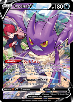 Crobat V #TG20 Crobat V - Lost Origin Trainer Gallery - #TG20 - Pokemon TCG card