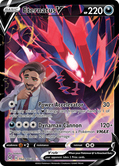 Eternatus V - Lost Origin Trainer Gallery - #TG21 - Pokemon TCG card