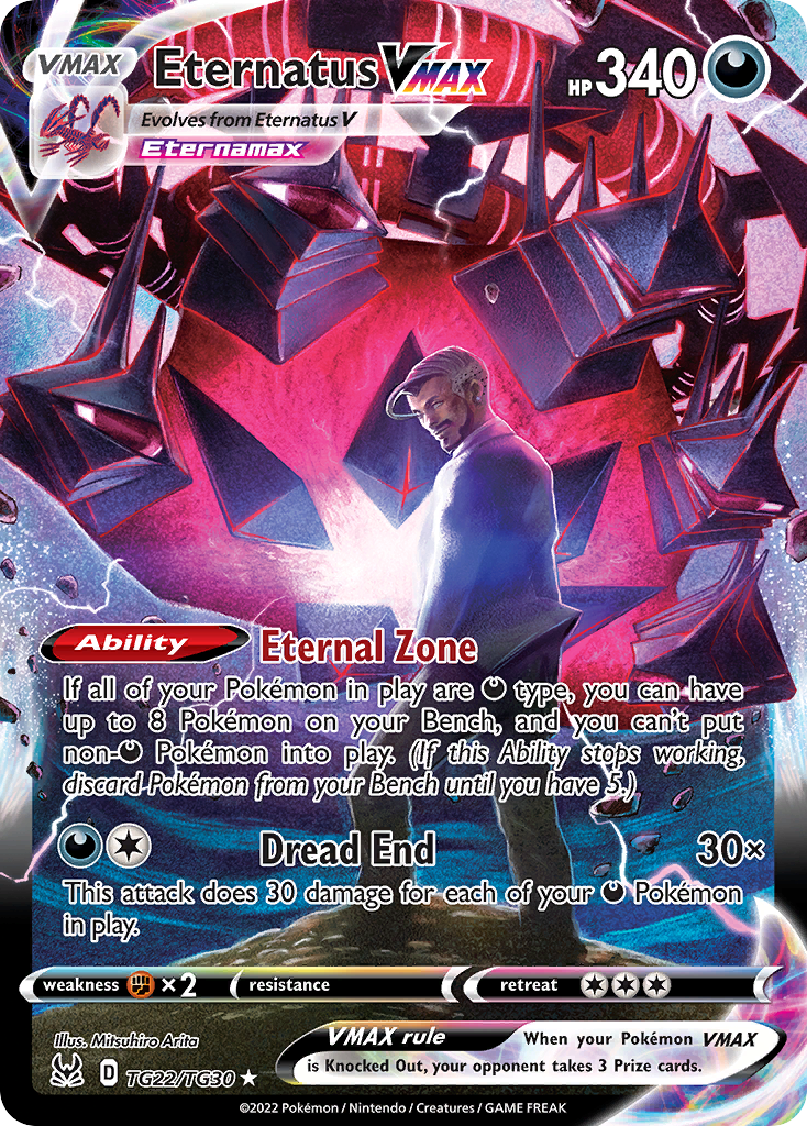 Eternatus VMAX - Lost Origin Trainer Gallery - #TG22 - Pokemon TCG card