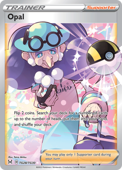 Opal - Lost Origin Trainer Gallery - #TG28 - Pokemon TCG card
