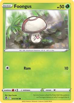 Foongus #11 Foongus - Silver Tempest - #11 - Pokemon TCG card