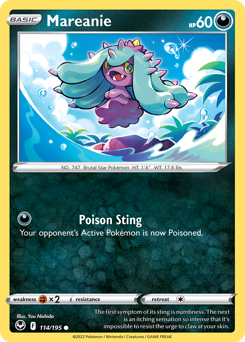 Mareanie #114 Mareanie - Silver Tempest - #114 - Pokemon TCG card