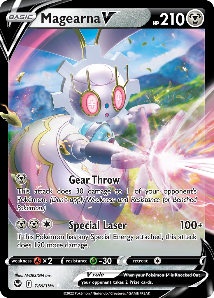Magearna V - Silver Tempest - #128 - Pokemon TCG card