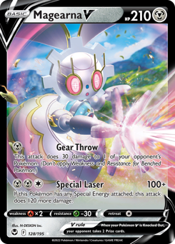 Magearna V #128 Magearna V - Silver Tempest - #128 - Pokemon TCG card