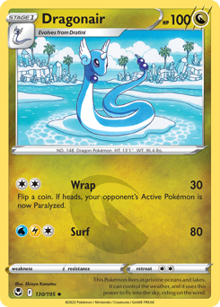 Dragonair #130 Dragonair - Silver Tempest - #130 - Pokemon TCG card