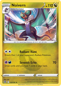 Noivern - Silver Tempest - #133 - Pokemon TCG card
