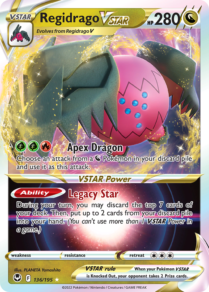 Regidrago VSTAR - Silver Tempest - #136 - Pokemon TCG card