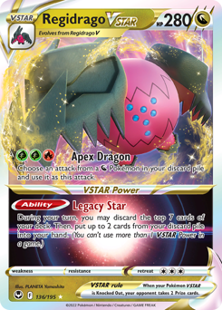 Regidrago VSTAR #136 Regidrago VSTAR - Silver Tempest - #136 - Pokemon TCG card
