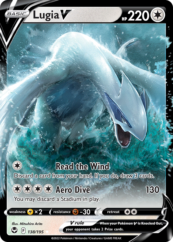 Lugia V - Silver Tempest - #138 - Pokemon TCG card