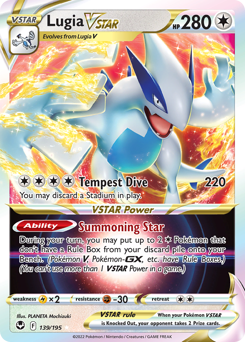Lugia VSTAR #139 Lugia VSTAR - Silver Tempest - #139 - Pokemon TCG card