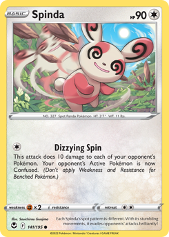 Spinda - Silver Tempest - #141 - Pokemon TCG card