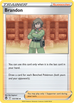 Brandon - Silver Tempest - #151 - Pokemon TCG card