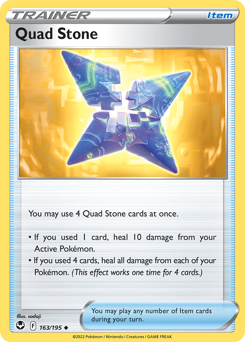 Quad Stone - Silver Tempest - #163 - Pokemon TCG card