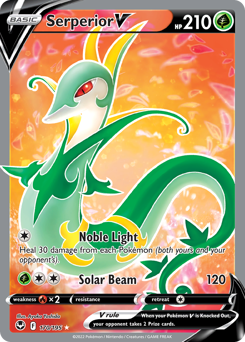Serperior V #170 Serperior V - Silver Tempest - #170 - Pokemon TCG card